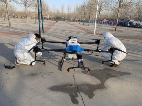 疫情防控用上高科技！平谷馬坊用無人機(jī)<em>消毒</em>