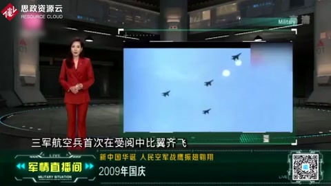 2009年國慶閱兵群星閃耀，國產先進戰鷹集中亮相