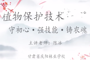 <em>微</em><em>課</em>：園林技術(shù)<em>專業(yè)</em>《<em>植物</em>保護(hù)技術(shù)——守初心·強(qiáng)技能·鑄農(nóng)魂》