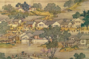 清明上河圖—清代宮廷畫(huà)家創(chuàng)作的紙本淺設(shè)色畫(huà)