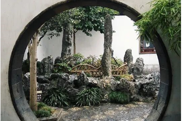 園林門洞——月洞門